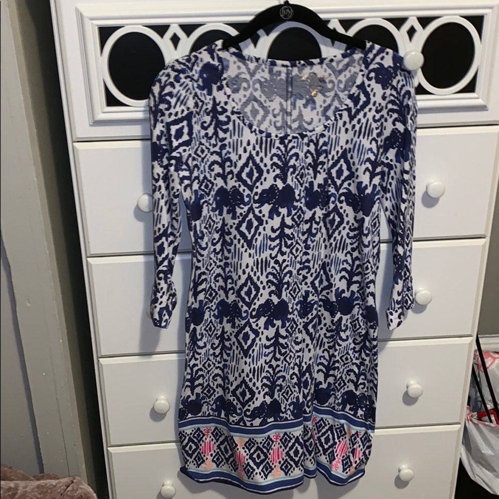 Lily Pulitzer elephant pattern dress